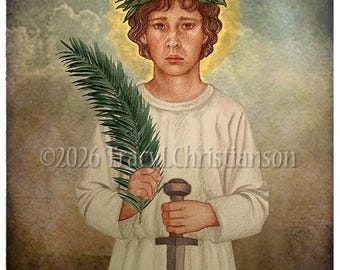 St. Pelagius of Córdoba Art Print/Picture
