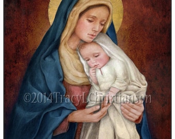 blessed virgin mary etsy