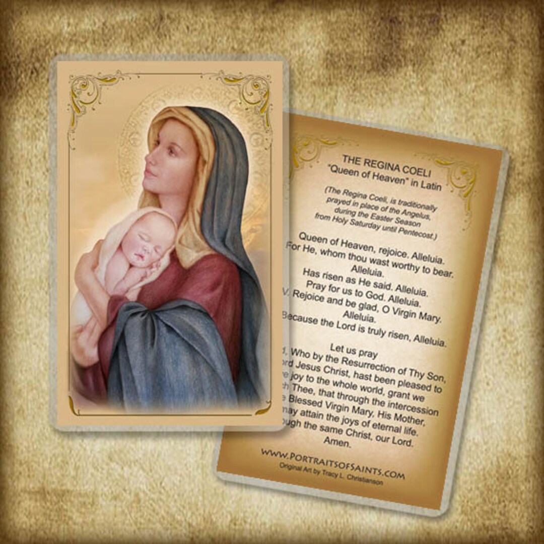 Madonna and Child (E) Holy Card - Etsy