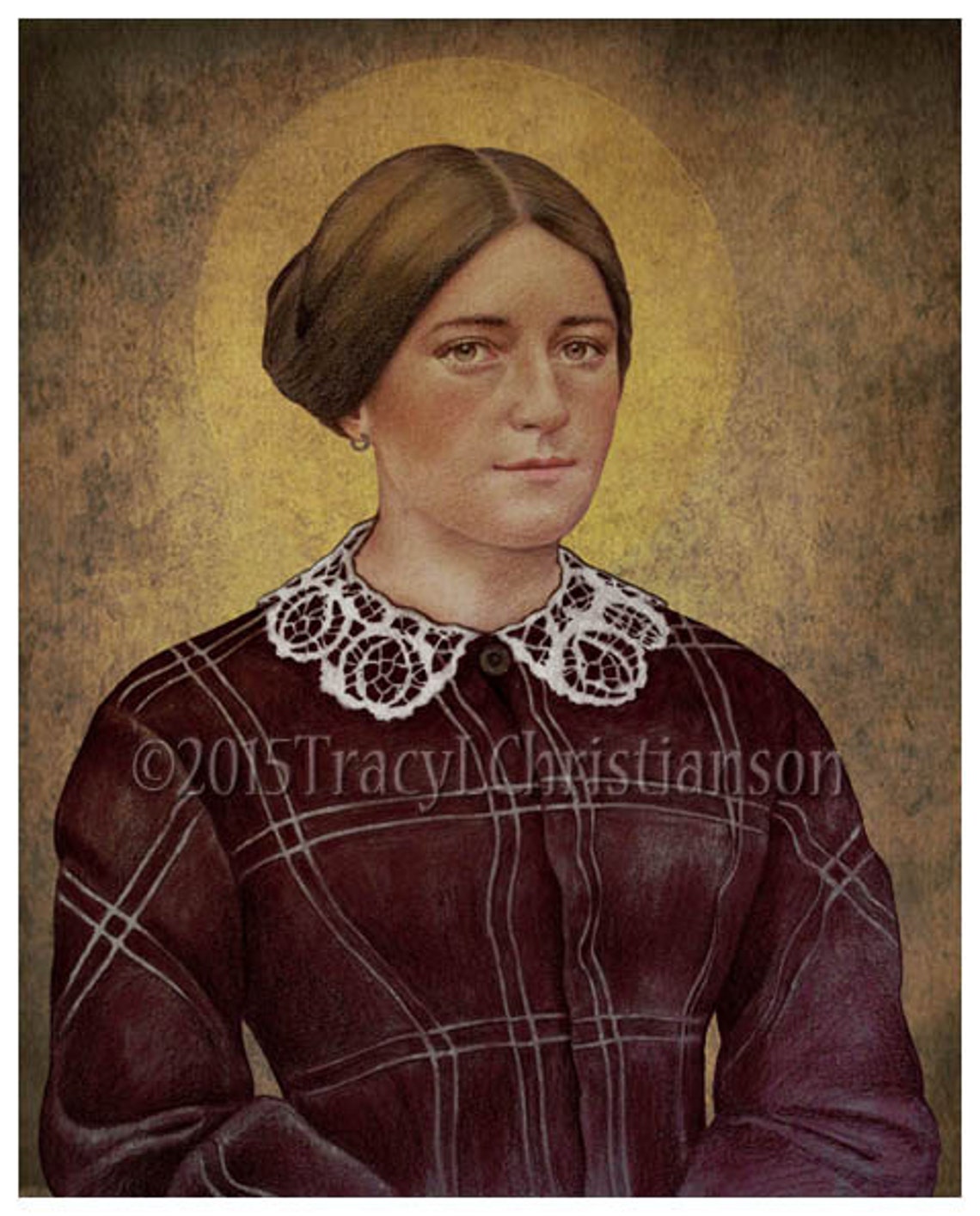 St. Zelie Martin Fine Art Print Mother of Therese of Lisieux Etsy