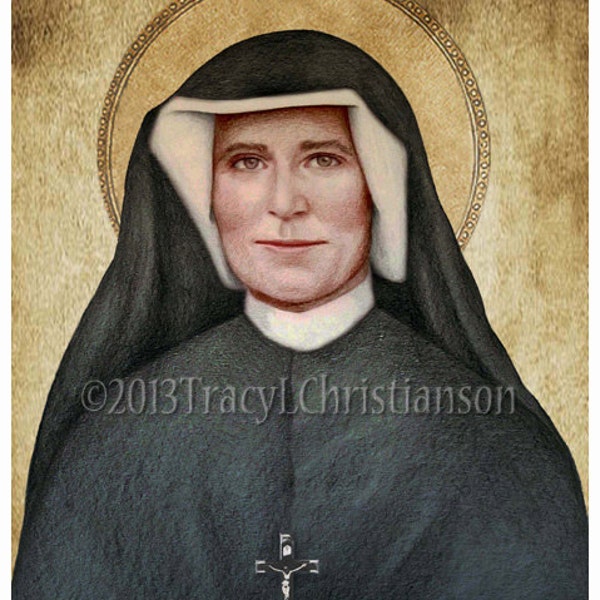 St. Faustina, Catholic Patron Saint of Divine Mercy, Fine Art Print