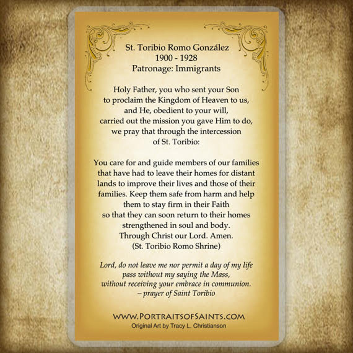 St. Toribio Romo Gonzalez Holy Card, Saint for Immigrants - Etsy