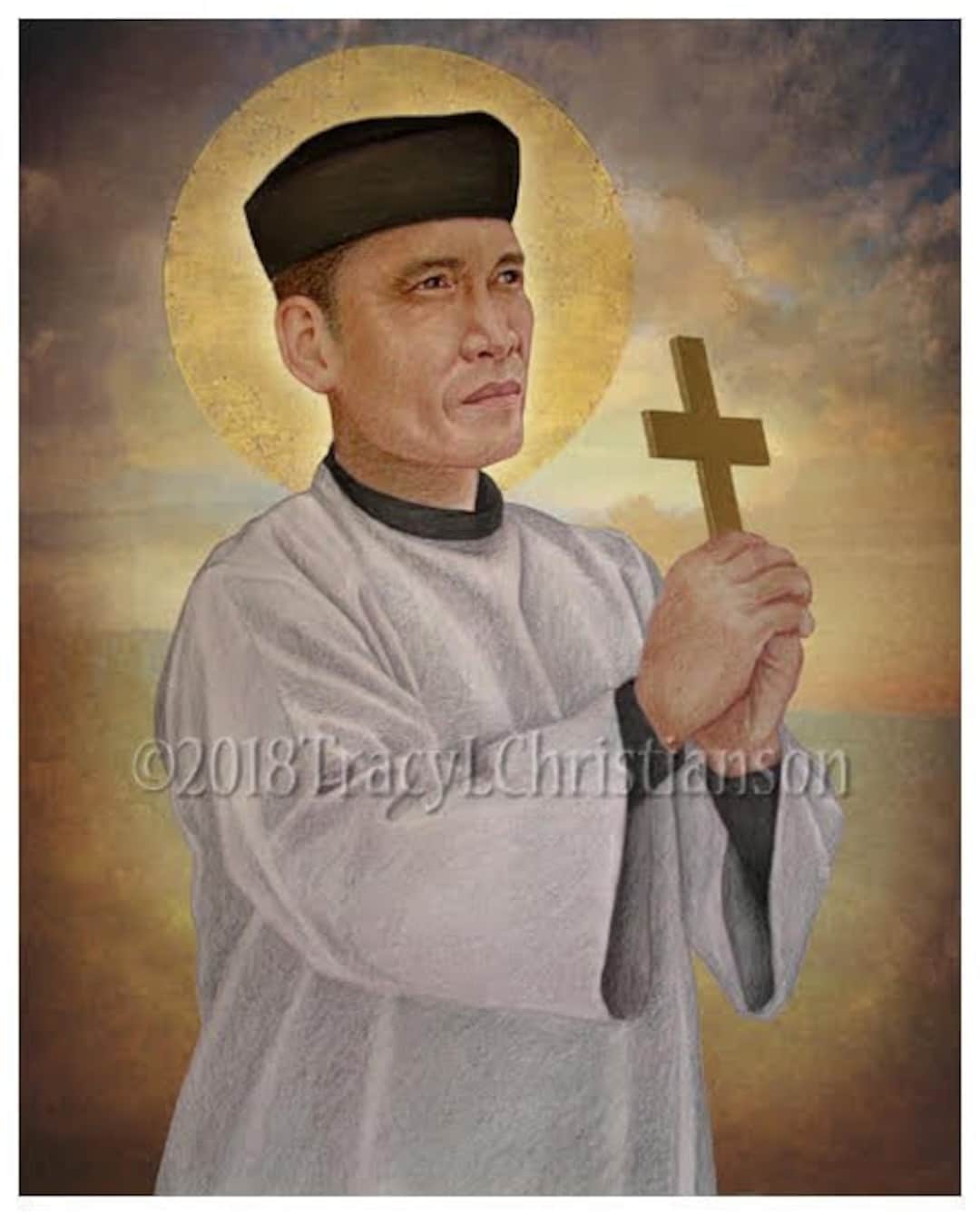 St. Andrew Dunglac Art Print Catholic Vietnamese Martyr Etsy