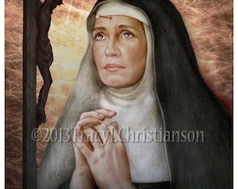 St. Rita of Cascia Art Print Catholic Patron Saint of Impossible Cases