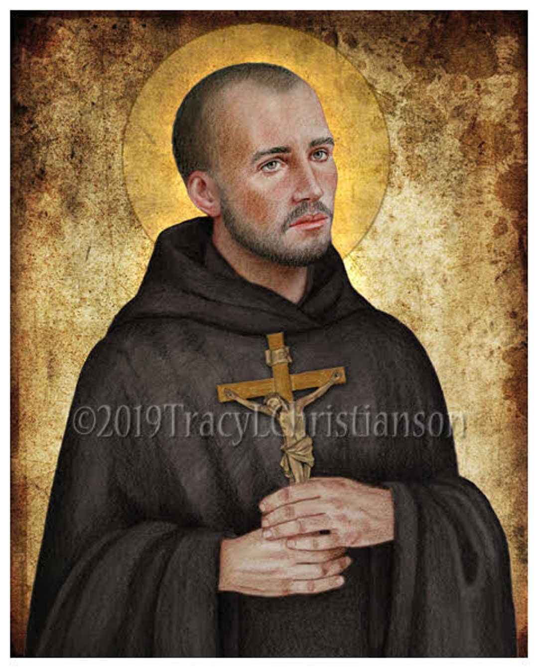 St. John of God Print Catholic Patron Saint of Booksellers