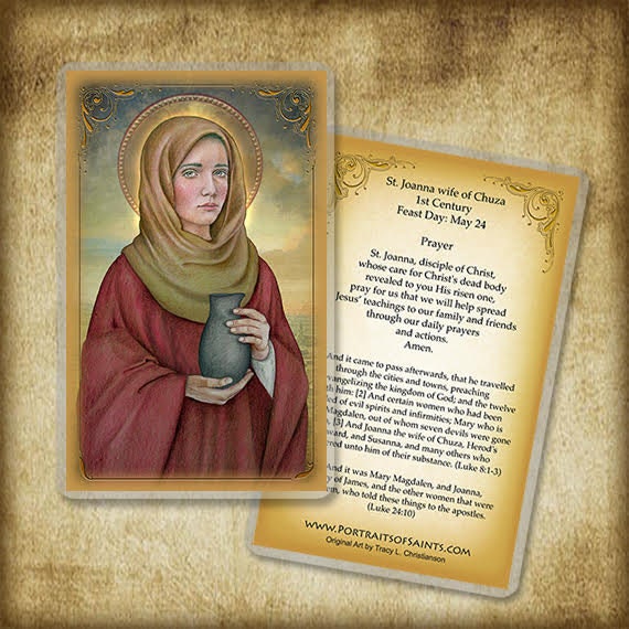 St. Joanna Wife of Chuza Holy Card/prayer Christian Women - Etsy