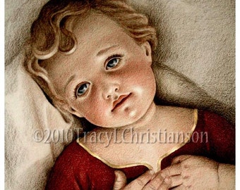 The Infant Baby Jesus Fine Art Print