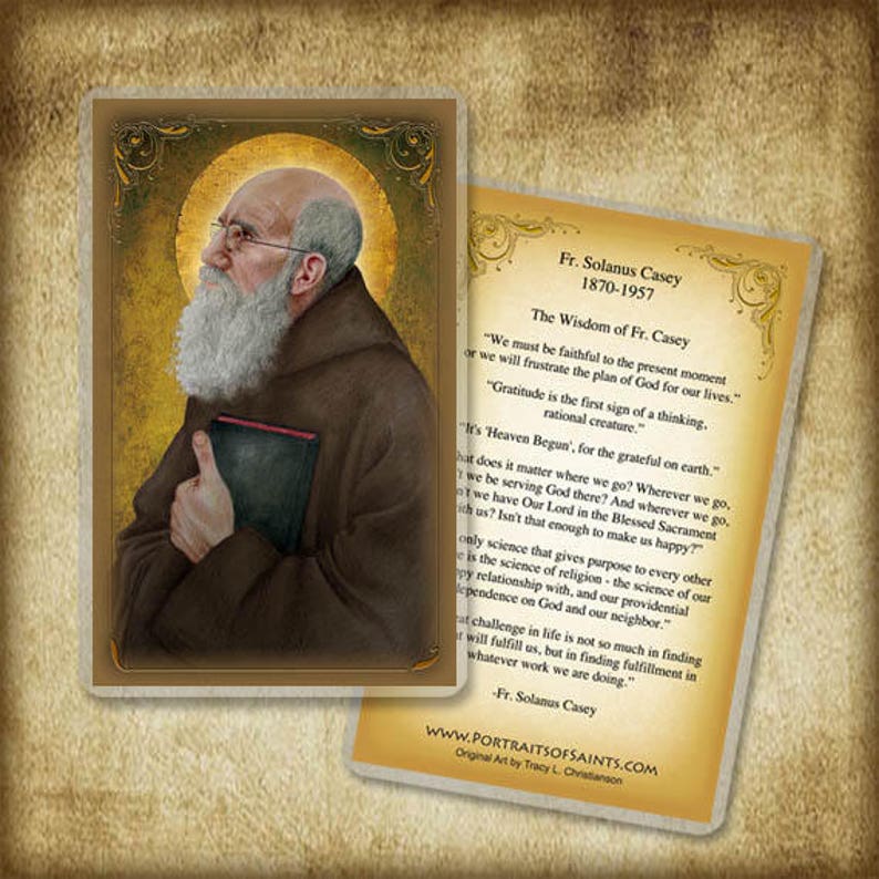 Bl. Fr. Solanus Casey Holy Card Saint Prayer Card - Etsy
