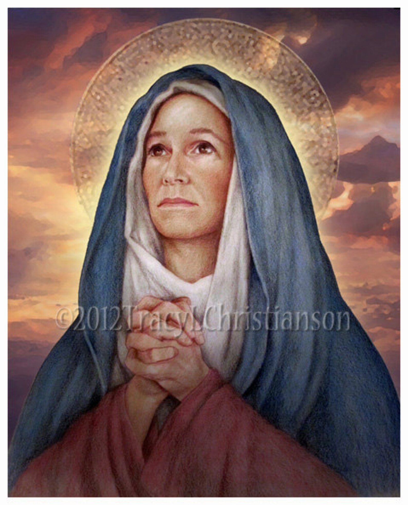 St. Monica Art Print , Catholic Patron Saint of Difficult Marriages ...
