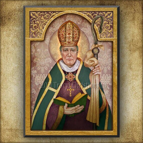 St. Dominic of Silos Plaque/icon & Holy Card Gift Set, Catholic Saint ...