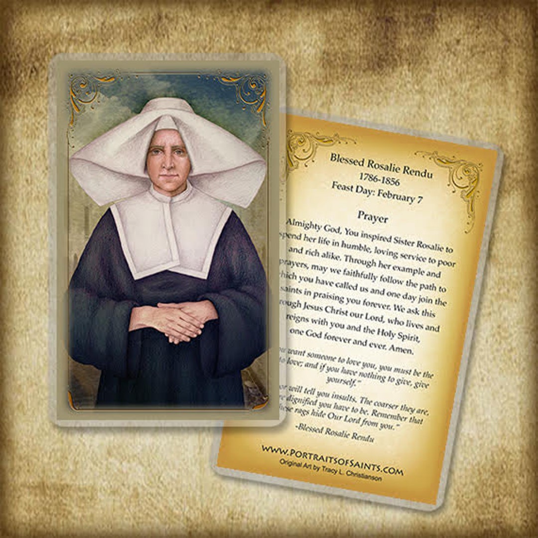 Bl. Rosalie Rendu Holy Card/prayer Card, Catholic Nun - Etsy