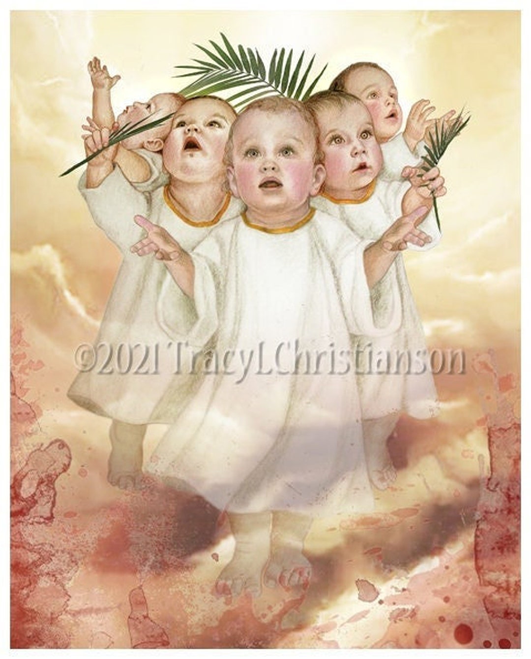 The Holy Innocents Art Print/picture Catholic Patron Saint of Infants