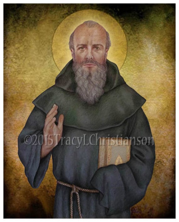 St. Columba Print Catholic Art Patron of Ireland and Scotland Etsy