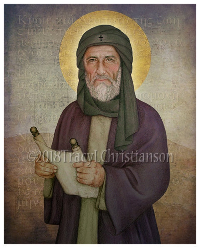 St. Ephrem the Syrian Catholic Patron Saint Doctor of the Etsy