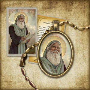 St. Joel Pendant/Key Chain and Holy Card GIFT SET