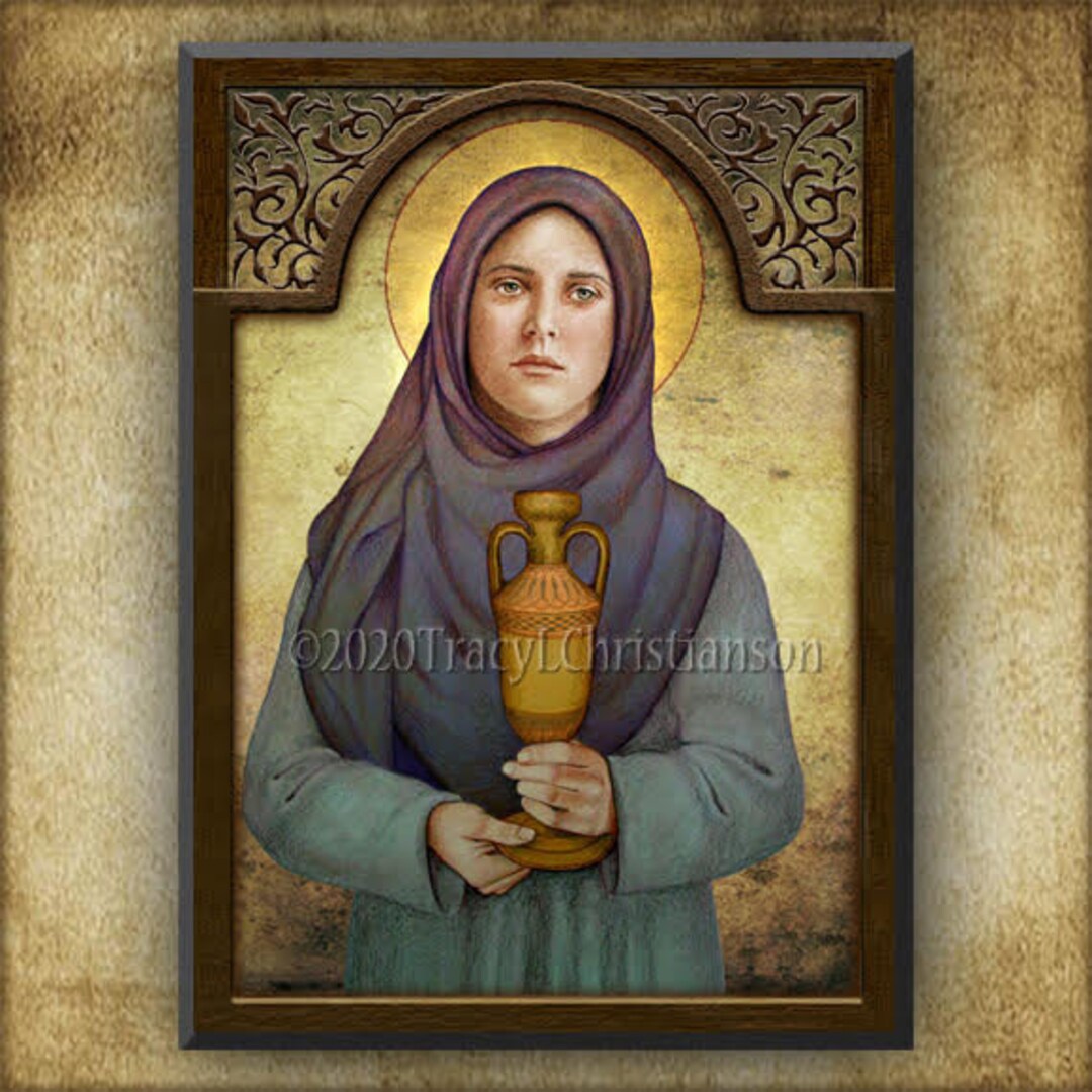 St. Sophia, Mother of Orphans Wood Icon & Holy Card GIFT SET Etsy