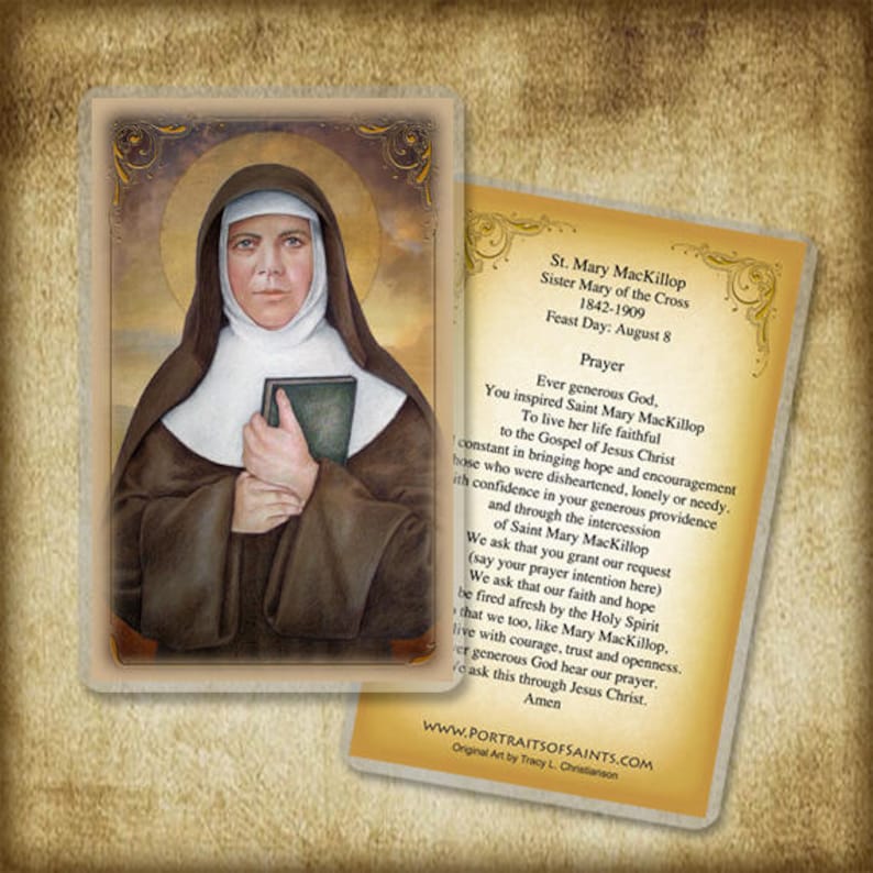 St. Mary MacKillop, Holy Card, Patron of Australia image 1