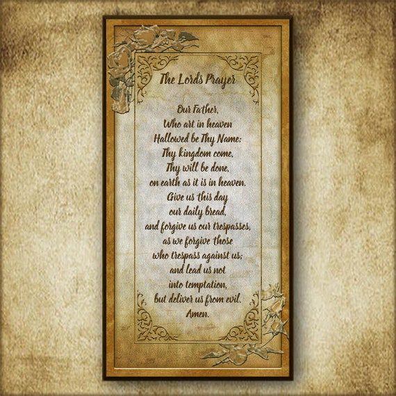 Inspirational Plaques with Prayers