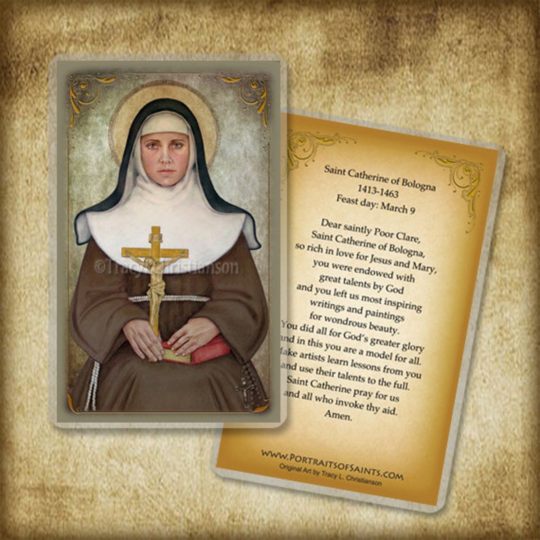 St Catherine Of Bologna St. Catherine Of Bologna Tapestry By Brenda