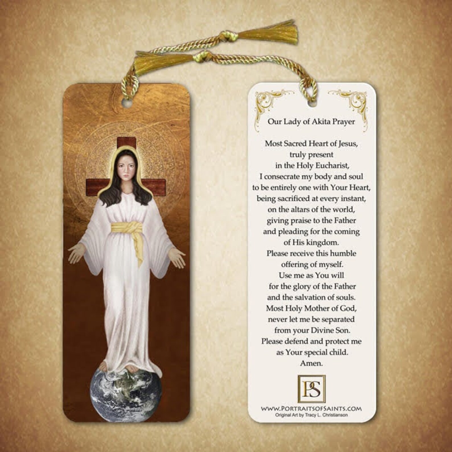 Our Lady of Akita Bookmark; Our Lady of Akita Prayer - Etsy
