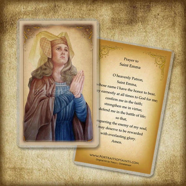 St. Emma of Gurk Prayer Card