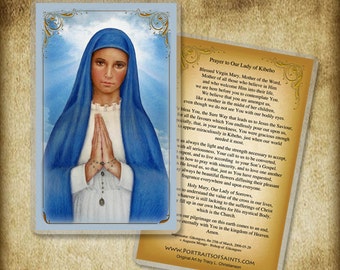 Our Lady of Kibeho Prayer Card