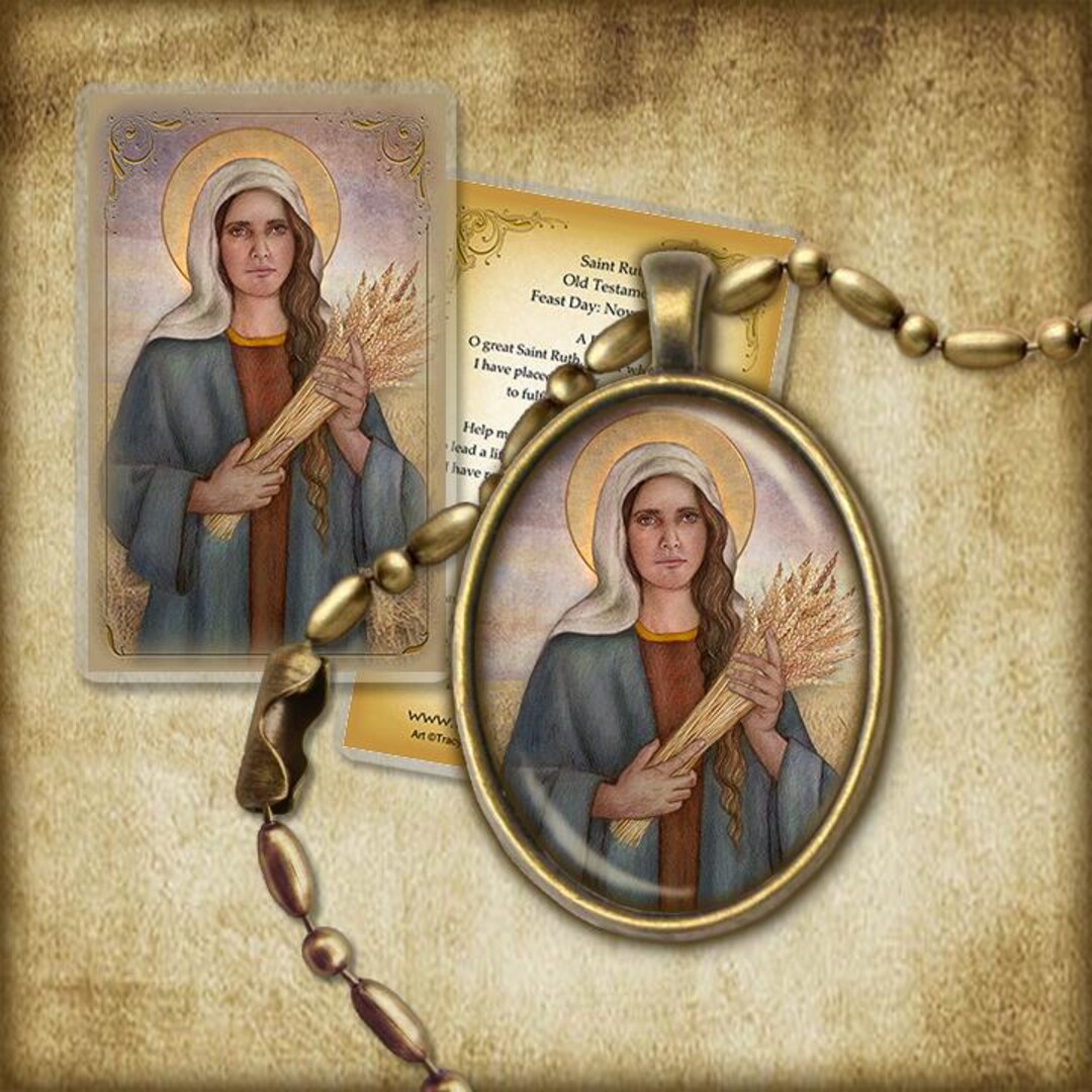 Mother Ruth Keys St. Ruth Pendant/key Chain and Holy Card GIFT SET - Etsy