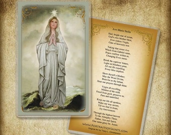 Our Lady, Star of the Sea (Stella Maris) Holy Card/ Prayer Card