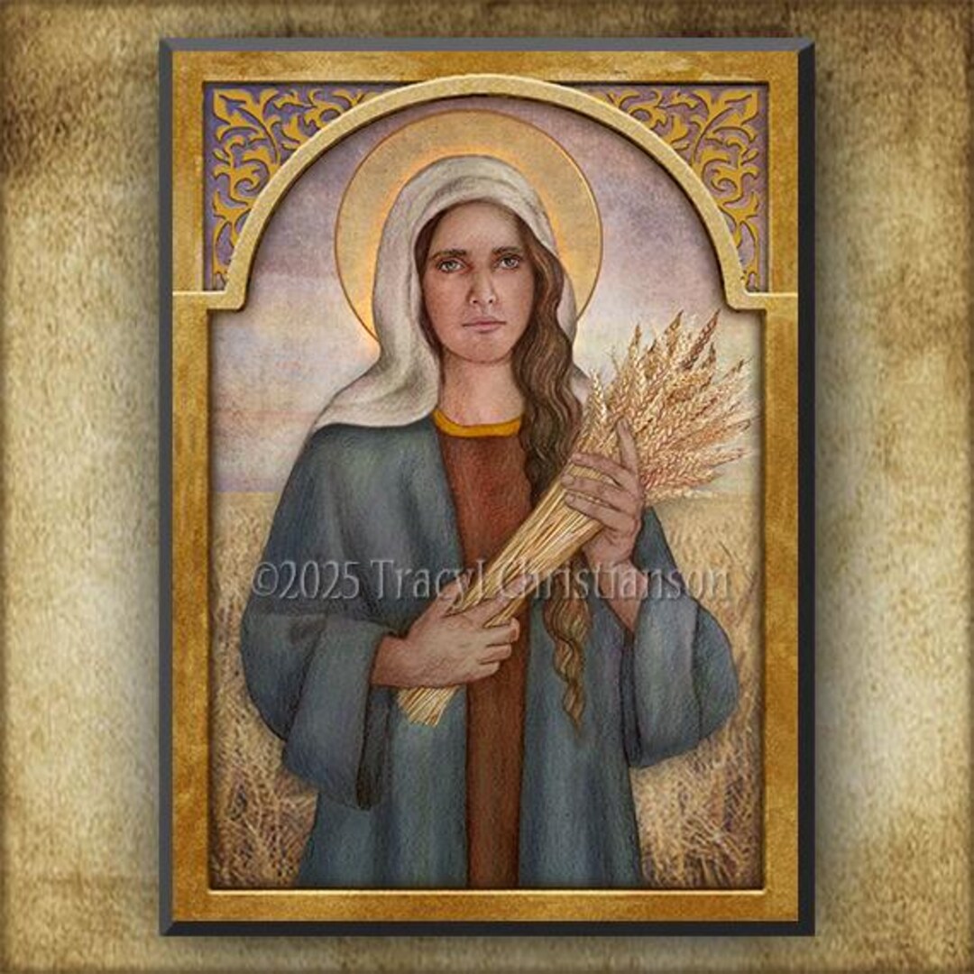 St Ruth Famous Line St. Ruth Wood Icon/plaque & Holy Card GIFT SET - Etsy
