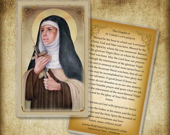 St. Colette Holy Card
