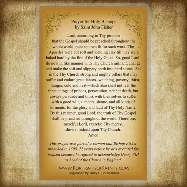 St John Fisher Holy Card English Reformation Martyr Etsy st-john-fisher-holy-card-english-reformation-martyr-etsy