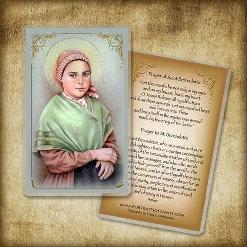 St. Lidwina of Schiedam Holy Card Patron of Multiple Etsy