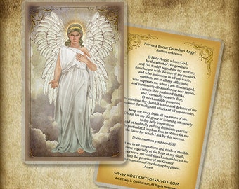 Guardian Angel Holy Card/Prayer Card