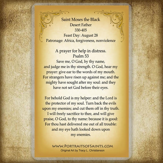 Orthodox Christian Initiative for Africa: St. Moses the Black A Patron Saint of Non-Violence
