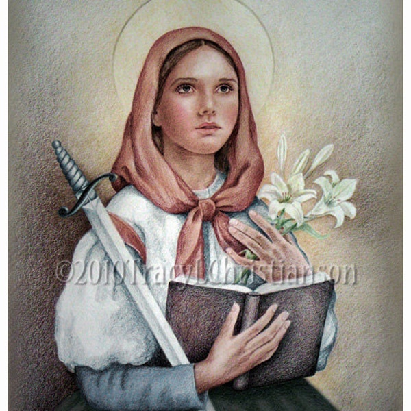 St Dymphna Etsy