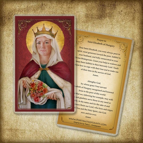 St. Elizabeth of the Trinity Prayer Card Etsy