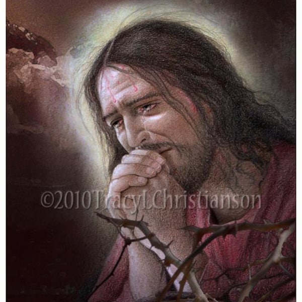 The Agony of Jesus in the Garden of Gethesemane, Fine Art Print