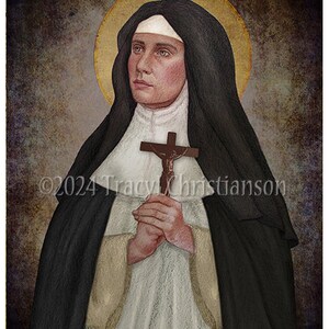 Bl. Catherine of St. Augustine Art Print/Picture, Augustinian Hospitaller Sister of the Mercy of Jesus