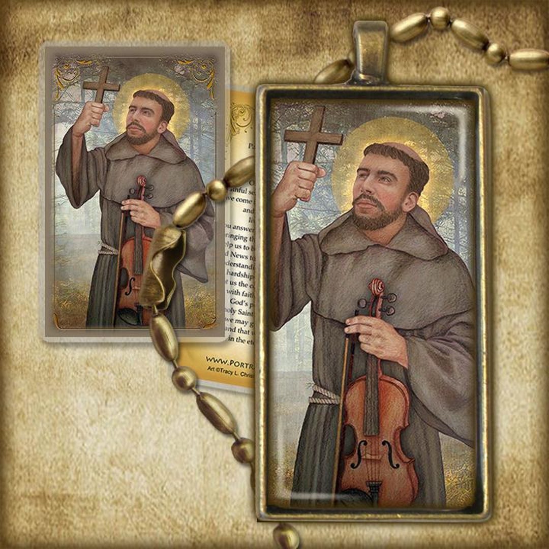 St. Francis Solano Pendant/medallion and Holy Card GIFT SET Patron Saint  Jewelry - Etsy