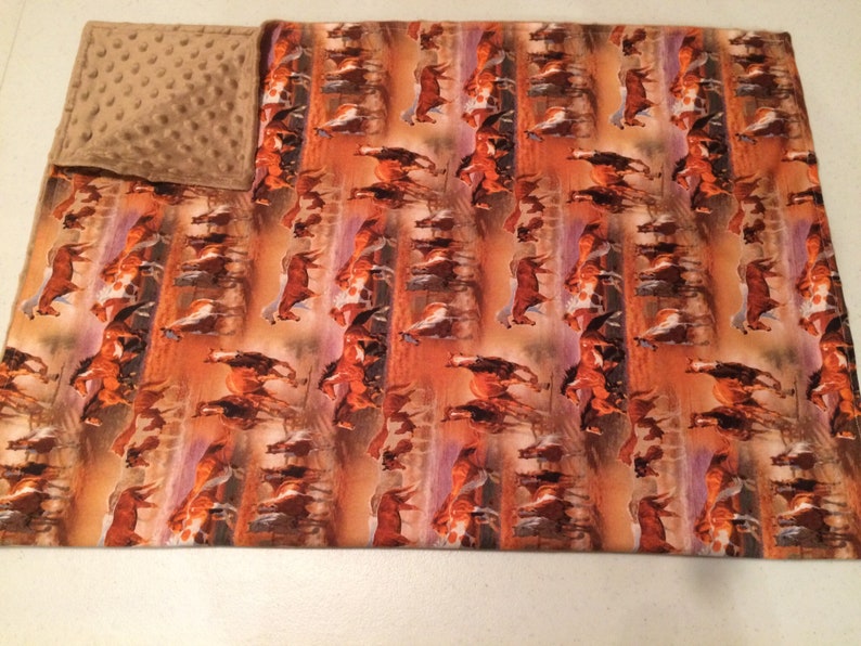 Western Blanket Horse Throw Blanket Cowboy Blanket Etsy