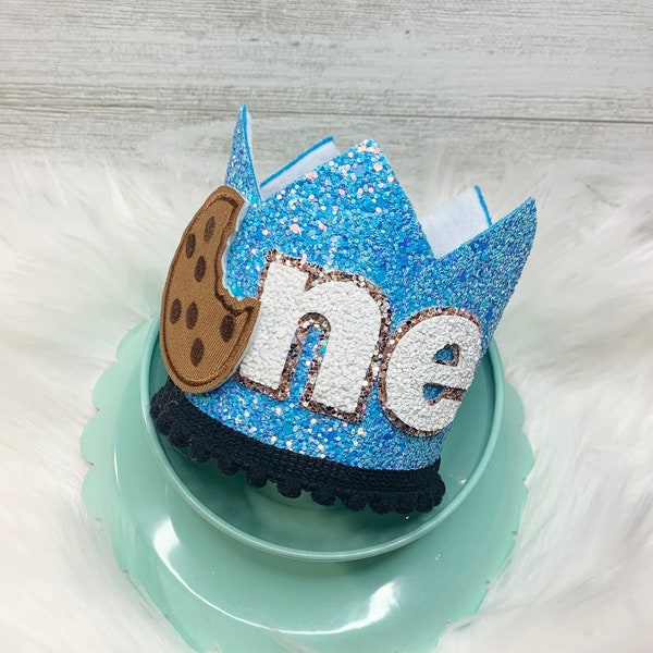 Cookie Birthday, 1st Birthday Hat, Smash Cake Session, Birthday. Second Birthday Hat,One birthday,1st Birthday Cookie  Crown, Birthday Crown