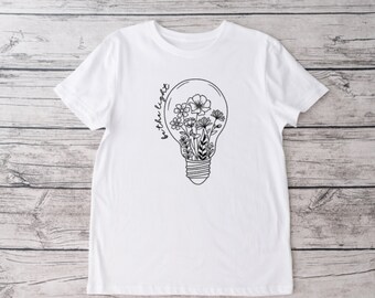 Be The Light Crew Neck T-shirt,  Unisex Tshirt, Funny Tshirt