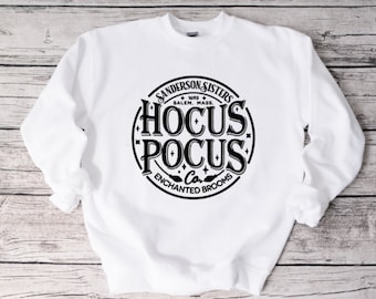 Hocus Pocus Halloween Sweatshirt, Funny Sweatshirt, Unisex Sweatshirt, Funny Shirt, Halloween