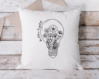 Be The Light Pillow, Throw Pillow, 18 x 18 Pillow, Pillow