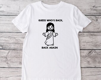 Guess Who's Back Easter Crew Neck T-shirt, Unisex Tshirt, Funny Tshirt