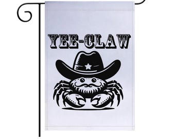 Yee Claw Garden Flag, Garden Flag, Funny Garden Flag