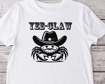 Yee Claw Crew Neck T-shirt, Ugh, Unisex Tshirt, Funny Tshirt
