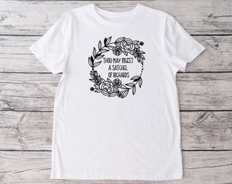 Thou May Ingest A Satchel Of Richards Crew Neck T-shirt, Unisex Tshirt, Funny Tshirt