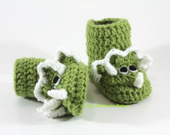 Dinosaur Boots,fun baby gift,baby photo prop,gifts for baby,pregnancy reveal,baby booties,triceratops,new baby gift,baby,boots,dino,dinosaur