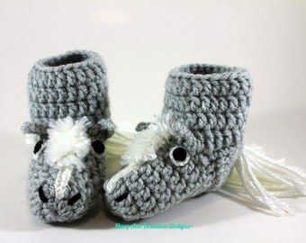 Horse Baby Booties,fun baby gifts,baby photo props,pregnancy reveal,baby booties horse,new baby gift,baby shower gifts,newborn booties